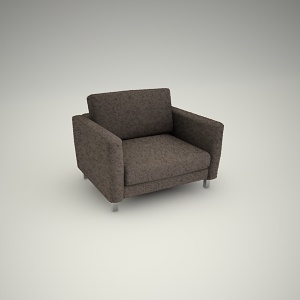 Armchair free 3d model 1