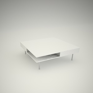 Coffee table free 3d model 1