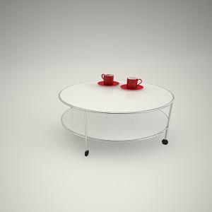 Coffee table free 3d model 2