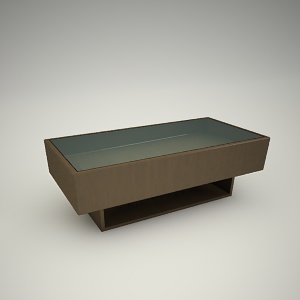 Coffee table free 3d model 3