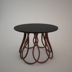Coffee table ST-1311 3d model FAMEG